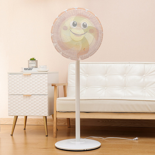 Cartoon pattern electric fan cover anti-pinch child safety protection mesh round all-inclusive fan cover wholesale