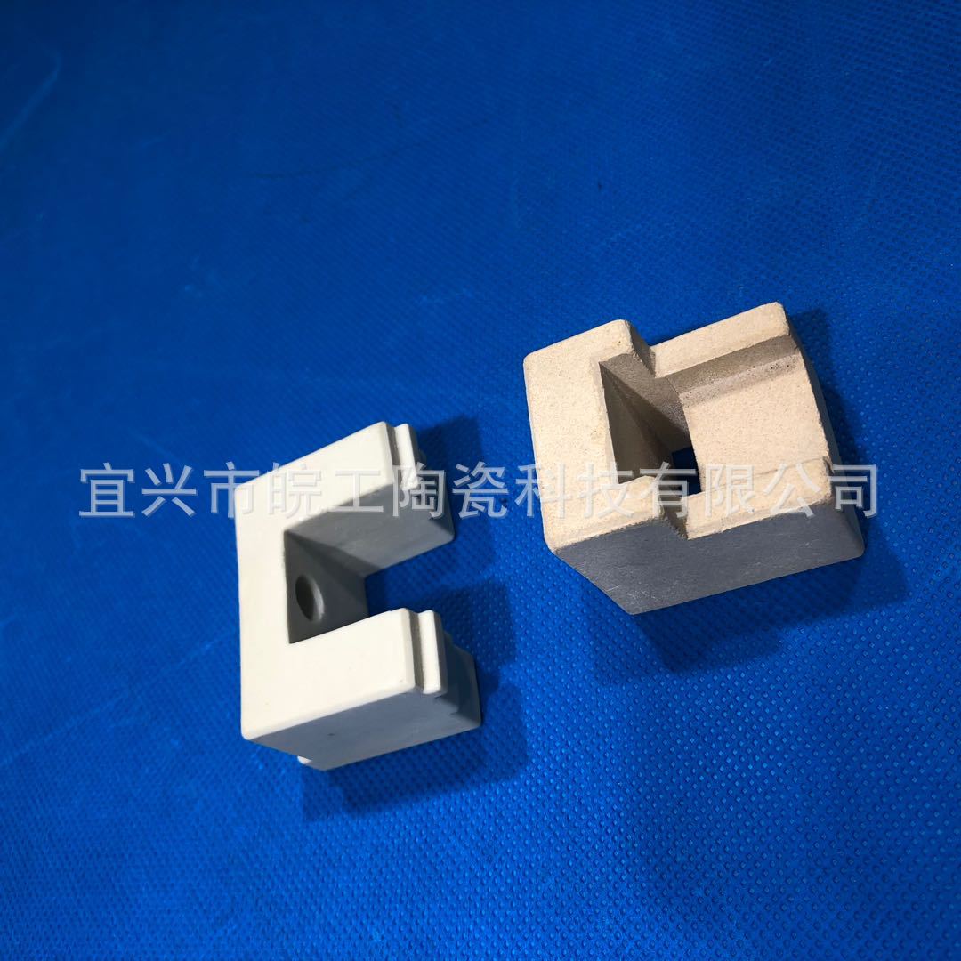 厂供高频氧化铝陶瓷块座工业异性陶瓷公母套绝缘耐高温垫圈片配件