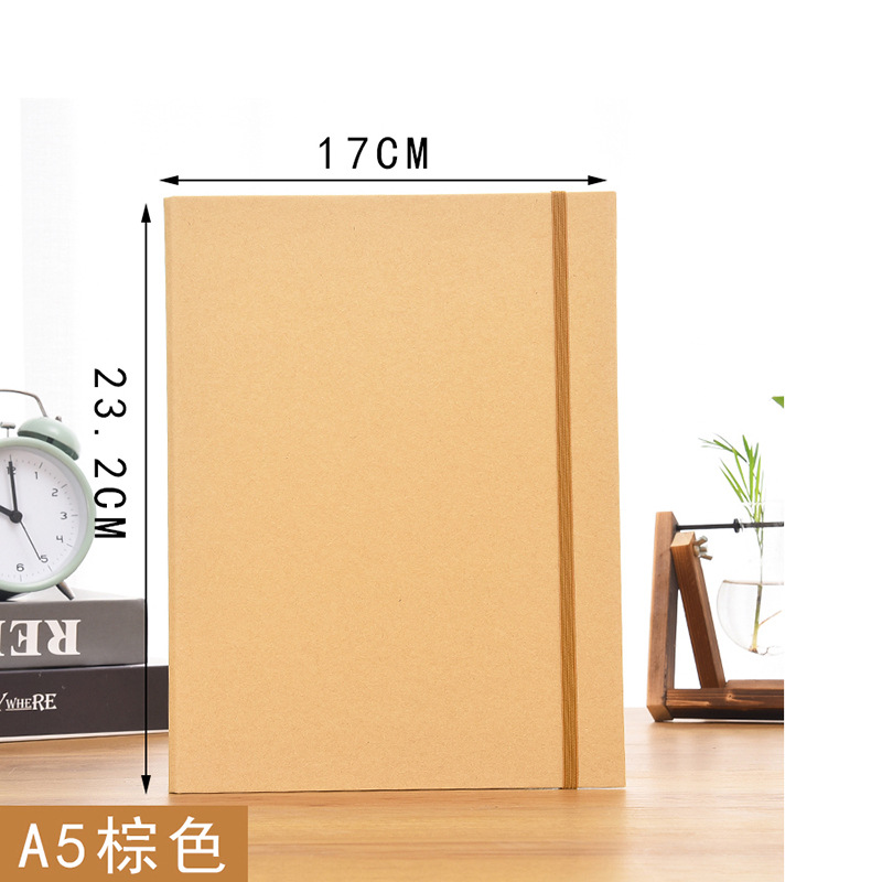 A5 브라운 벨트 크라프트지