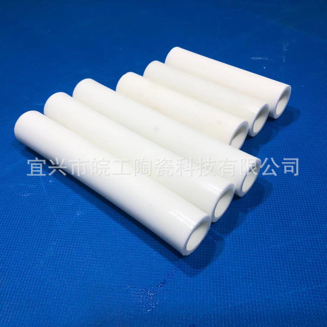 耐火抗折压95氧化铝高频绝缘陶瓷保护轴套管镜面绝缘电阻刚玉瓷棒