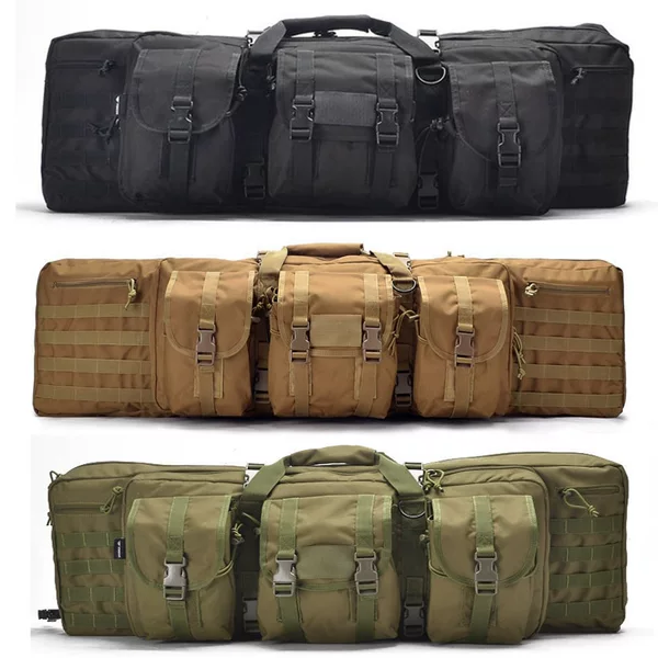 Amazon Hot Sale 55 Inch Tactical 136 Pack 1.4 m Multifunctional Four Color Fishing Bag Fishing Bag CS Hunting Bag