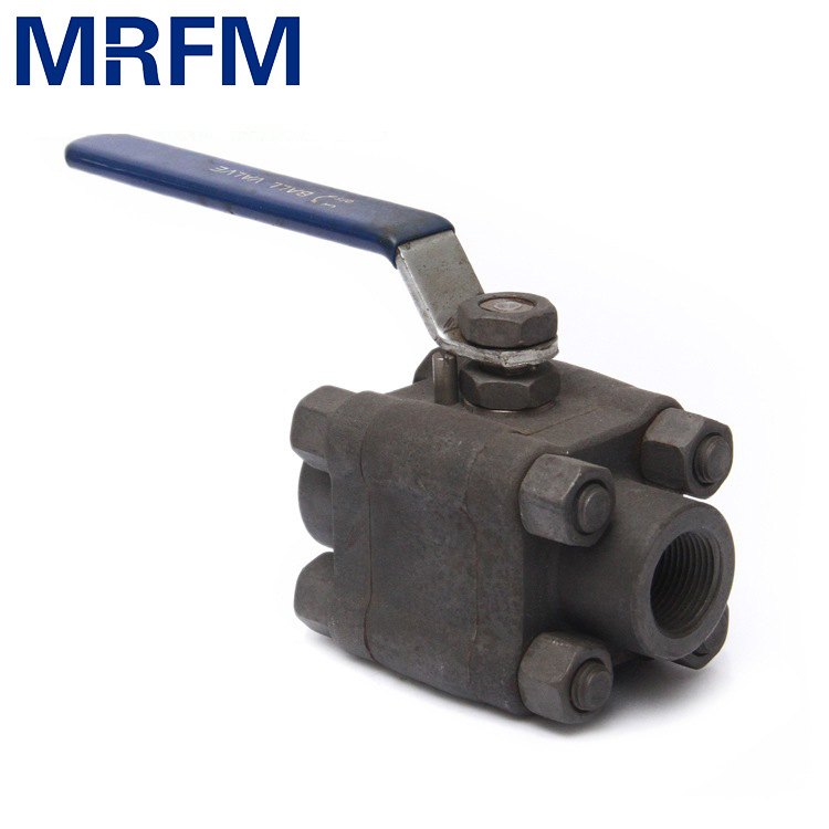 法兰球阀手动二通式浮动球阀Q11F-100C 碳钢三片式阀门
