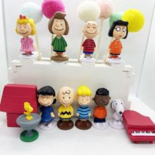 淘宝热销snoopy花生电影12款史努比史诺比布朗蛋糕公仔摆件玩偶