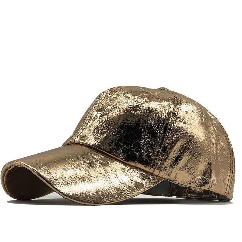 Unisex Bright Colored PU Leather Duckbill Baseball Cap Adjustable Cotton Denim Hat For Men And Women Casual Streetwear Outdoor Sporty_voghion.com