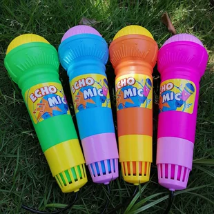 Игрушечный прозрачный микрофон-эхо