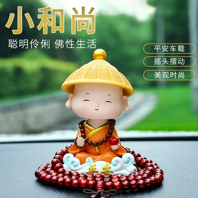 Car ornaments Monk, Car-Mounted Creative Safe