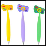 PVC软胶笔饰硅胶公仔铅笔帽开学季创意文具笔套挂饰源头工厂供应