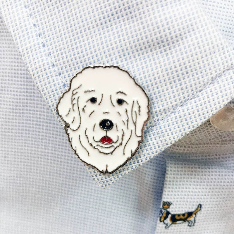 Metal brooch lapel pin, universal decorations for men and women, pet, Birthday gift