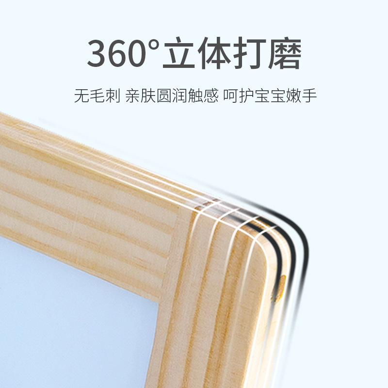 Tablero de dibujo para niños Soporte de tablero de escritura magnética de doble cara Tablero de dibujo de escritura plegable ajustable