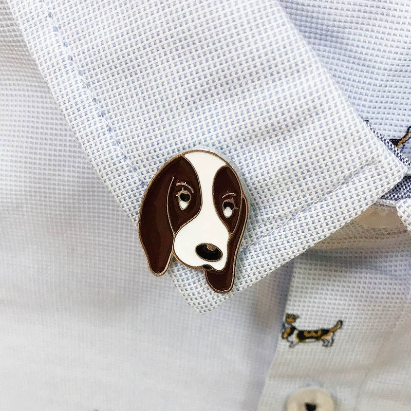 Metal brooch lapel pin, universal decorations for men and women, pet, Birthday gift