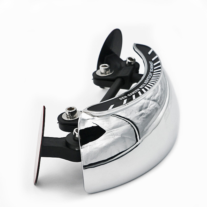 FLYQUICK transfronterizo e-commerce 180 ° Gran Angular motocicleta parabrisas gran espejo retrovisor auxiliar espejo retrovisor