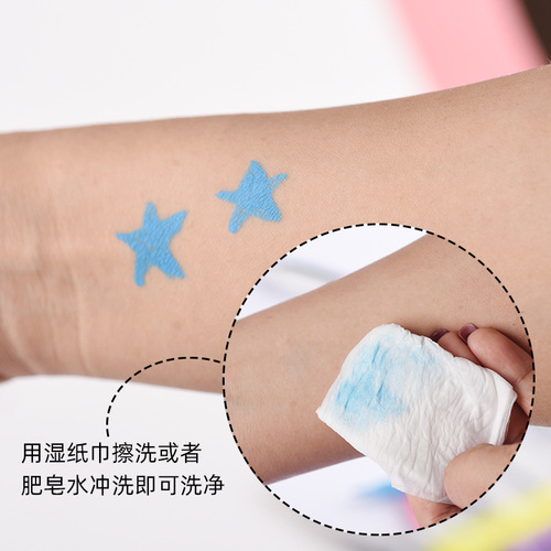 [Washable] Children's body painting pen soft head facial graffiti face painting pen game pk body painting pigment