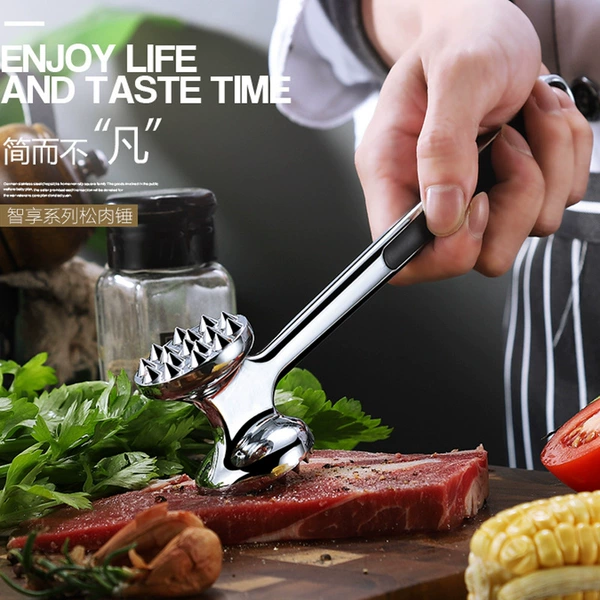 Double sided meat hammer