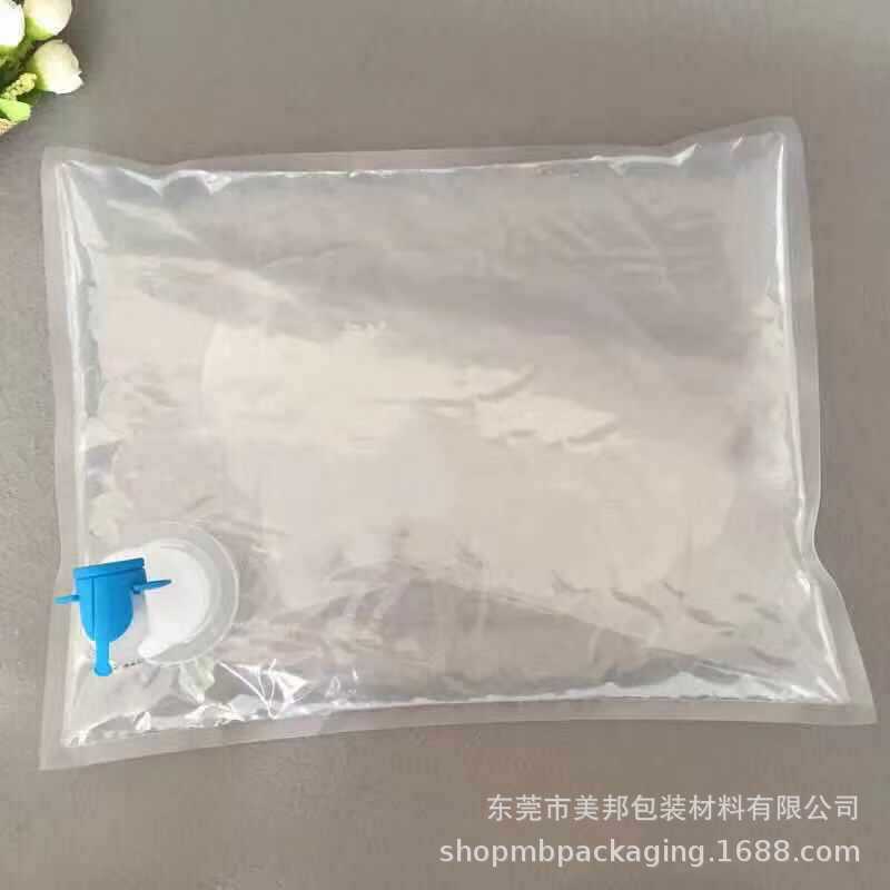 抗爆1-25L透明蝶阀盒中袋 无菌食品级果汁饮料包装袋 便携储酒袋