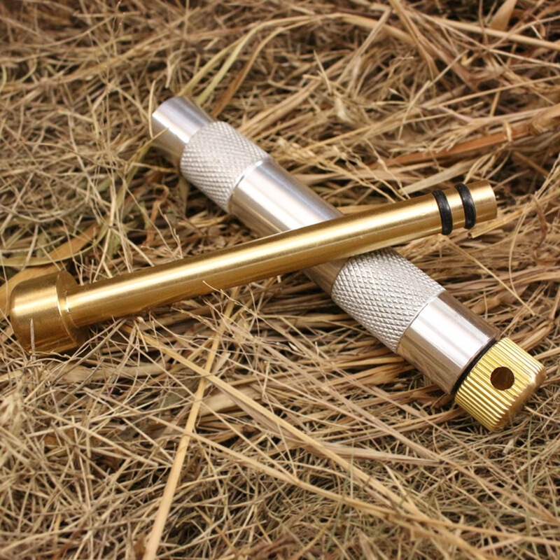Outdoor Piston Firearm Air Compression Firebox Outdoor Convenient Fire Tool Camping Survival Tool Set