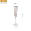 Glossy crystal, wineglass, European style