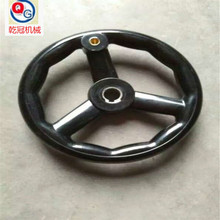 一件代发波纹可折叠手柄双辐条手轮 铝合金手轮  可折叠手柄手轮