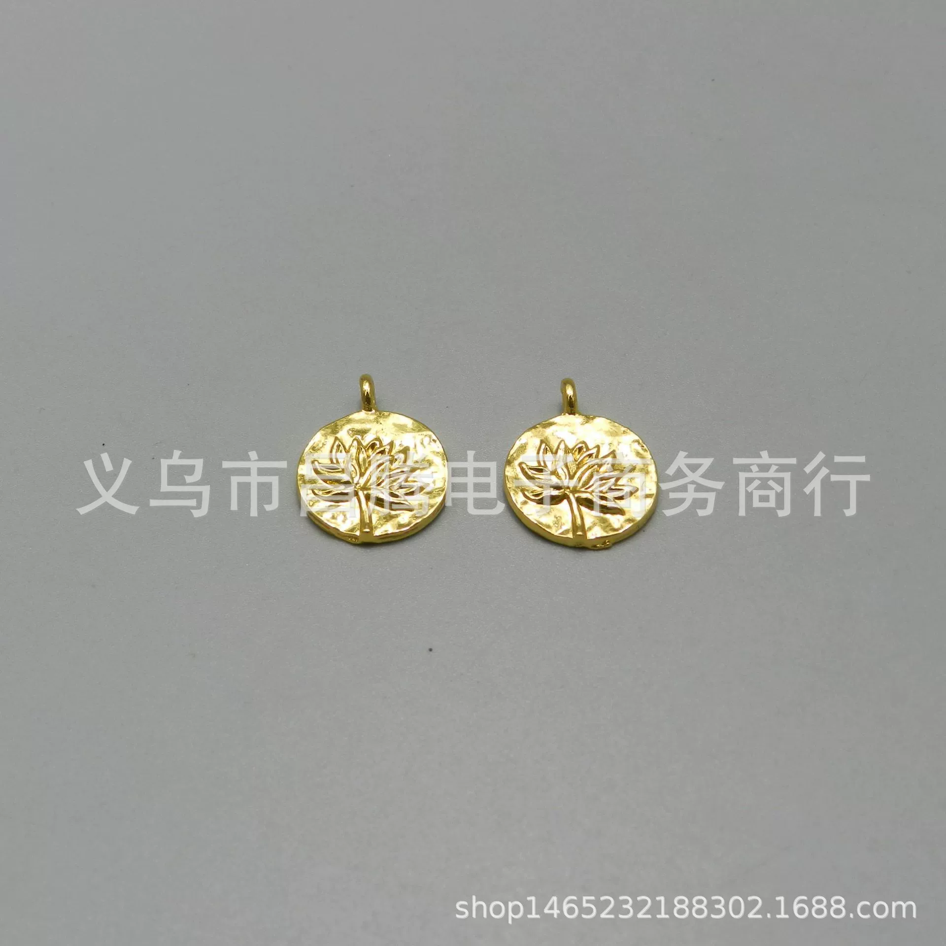 Сохраняющий цвет Лотос круглый маленький кулон сплава ювелирные аксессуары DIY ювелирные аксессуары материалы ручной работы