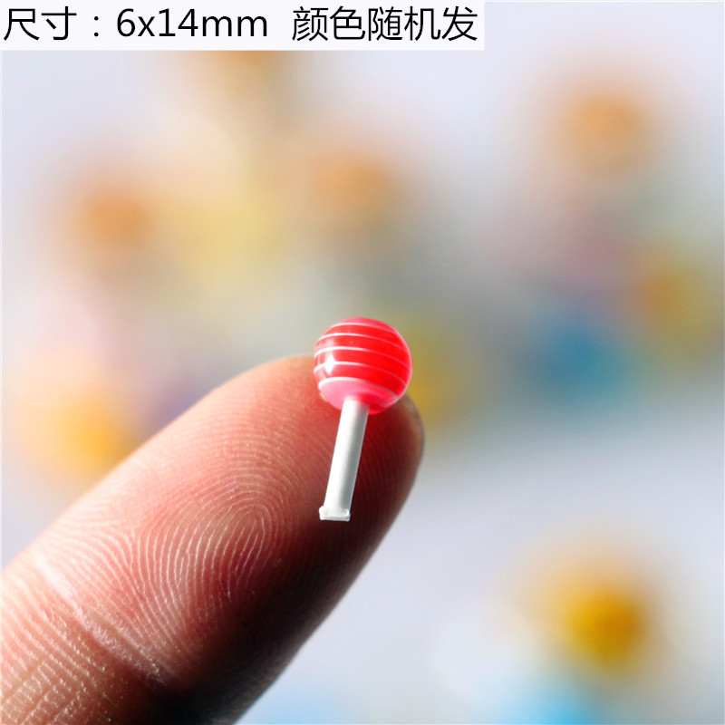 Dollhouse doll house miniature kitchen food play Model shooting props mini canned lollipop DIY jewelry
