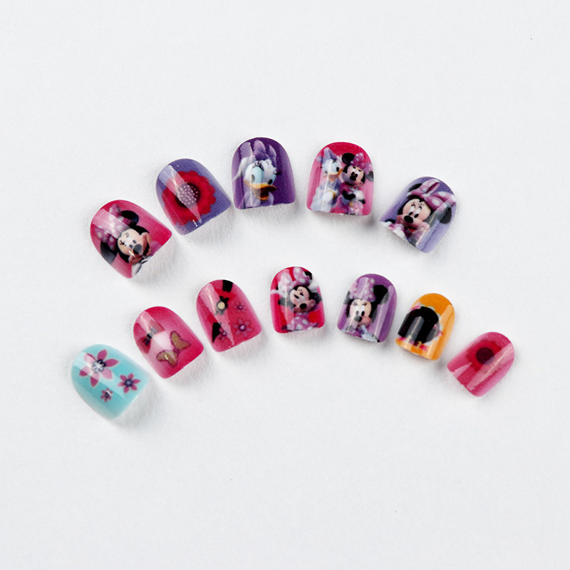Children's Printed Fake Nail Finished Mouse Casual Elegant Temperament Nail Patch Cute Personality Creative Nail Patch