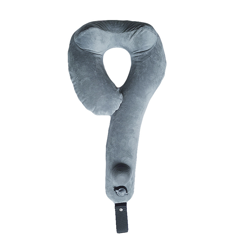 Popular Inflatable Pillow Creative Inflatable Pillow Pvc Neck Pillow Portable U-shaped Pillow Inflatable Neck Pillow