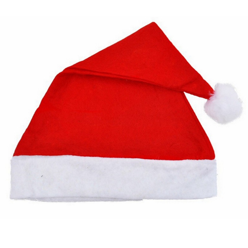 Fabricantes de Yiwu no tejidos en stock sombrero de Navidad sombrero de Navidad amarillo sombrero de Año Nuevo sombrero de Santa Claus