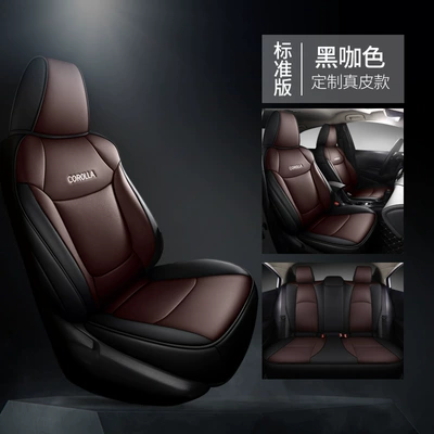 for Specific Car Models, Modelə uyğun (Original) oturacaq örtükləri - black-curry-standard-edition-corolla-special-full-imitation-leather