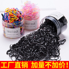 Children's headwear girls' rubber band hair band disposable black rubber band thickening baby's hair without hurting the headband