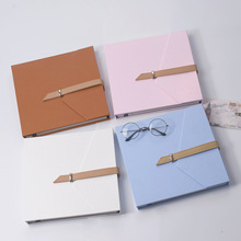 皮革相册diy粘贴式手工浪漫情侣纪念册创意礼物影楼影集皮面相册