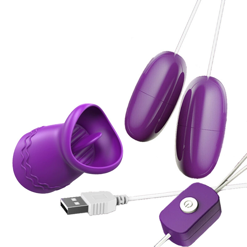 Вибратор Laile AV Stick серия — USB-зарядка, силикон, мультитемпа