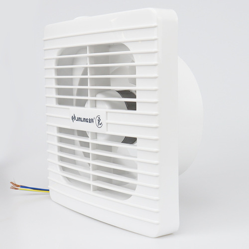 Jinling exhaust fan 4/6/8 inch ultra-thin ventilation fan one-way toilet glass round silent exhaust