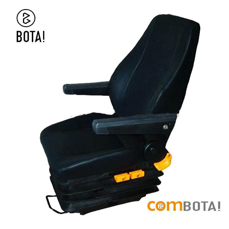Asiento de amortiguación de airbag de suspensión de camión doble reposabrazos asiento del conductor