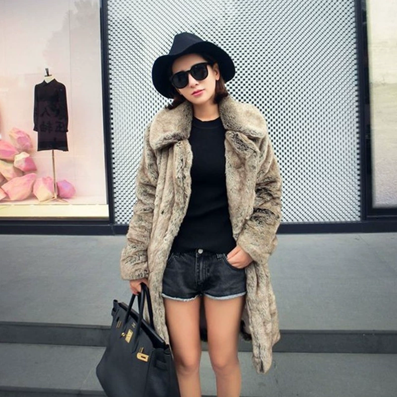 Европейское и американское пальто из искусственного меха, женское пальто из меха норки, длинное пальто из цельной норки, пальто-тренч больших размеров, хит продаж для трансграничной торговли