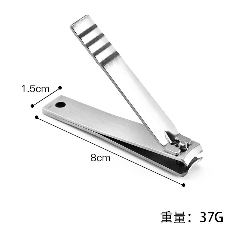 New stainless steel nail clippers, sandblasted finish, for home use, available in various sizes, portable nail clippers and nail care tools
