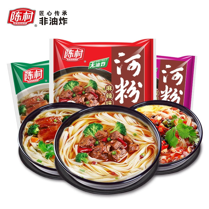 Chen Cun специализируется на 20 пакетах/коробке необжаренной лапши с речной мукой и 1700 г лапши быстрого приготовления Chen Cun порошок оптом