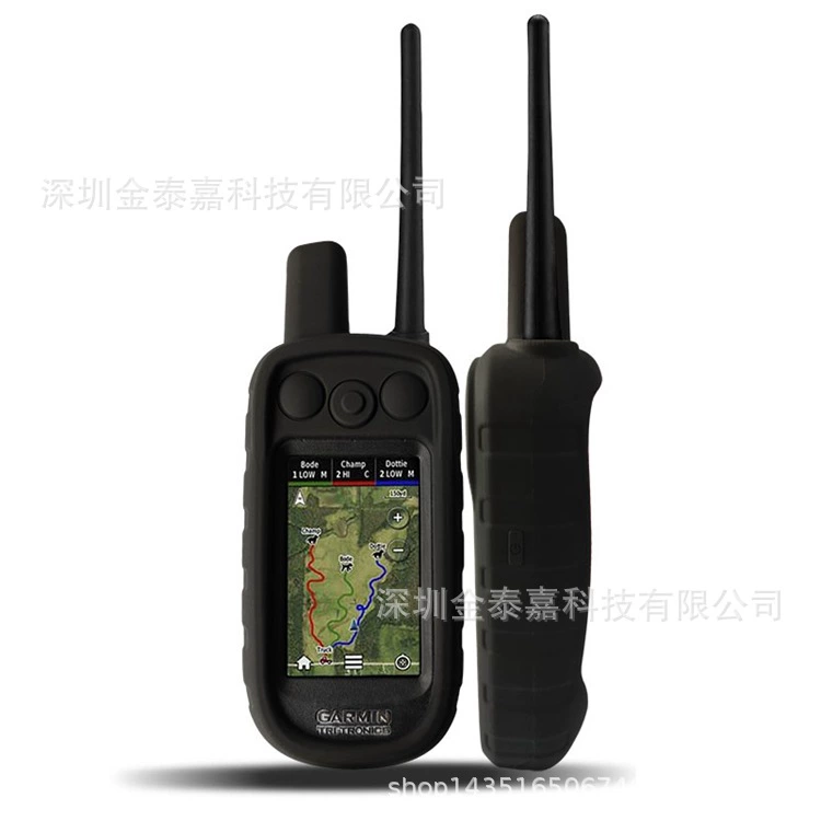 [适用于佳明 ALPHA 100手持GPS保护套alpha 100硅胶保护套]