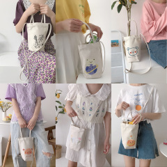 Yeyu/Japanese and Korean chic convenient kettle small shoulder bag simple and versatile hand bag student small bag storage bag