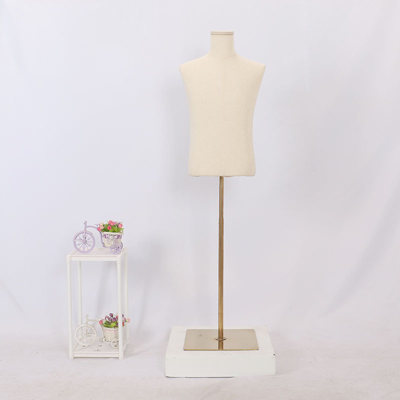 Maniquí de lino de medio cuerpo para hombre adulto, para tienda de ropa, para vestidos de novia, perchero para ropa, perchero para pantalones, perchero para zapatos, cabeza de maniquí image 8