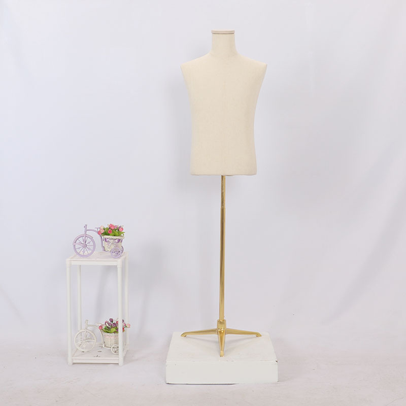 Maniquí de lino de medio cuerpo para hombre adulto, para tienda de ropa, para vestidos de novia, perchero para ropa, perchero para pantalones, perchero para zapatos, cabeza de maniquí image 14