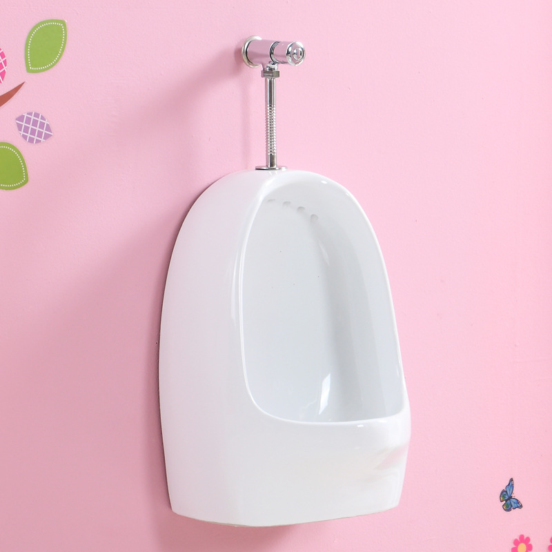 Orinal colorido infantil jardín de infantes de cerámica colgante inodoro niño niños orinal de pie montado en la pared urinario