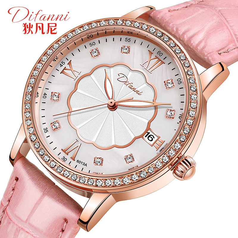 Genuine Luxury Diamond Shell Surface Brand Automatic Mechanical Watch Fashion Waterproof Women's Mechanical Watch Genuine Luxury Diamond Shell Surface Brand Automatic Mechanical Watch Fashion Waterproof Women's Mechanical Watch