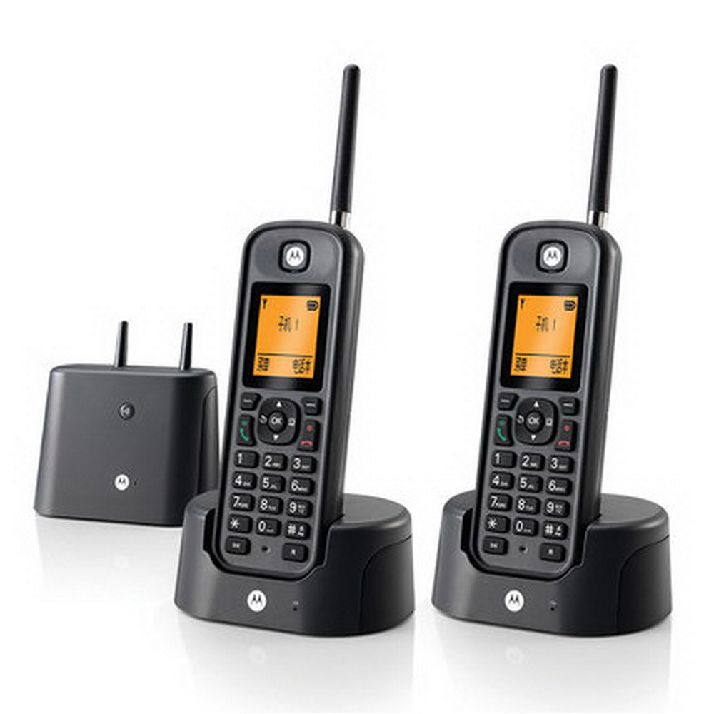 Wholesale and retail of Motorola O202C cordless digital telephones and phone books.