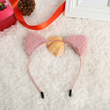 猫耳朵头箍韩国可爱甜美发卡韩国妈妈是超人同款发箍批发货源