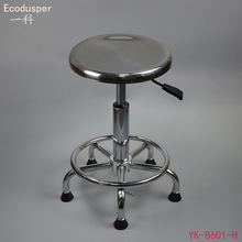 实验室不锈钢圆凳防静电升降凳椅工厂无尘车间流水线员工凳子椅子