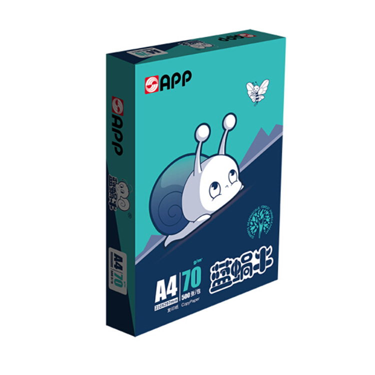 (2개) APP 블루 스네일 A4 | 70G 80GA4 복사지 A3 단일 팩 500매 | 팩