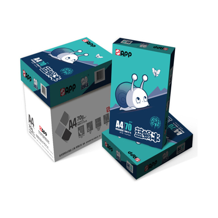 (2개) APP 블루 스네일 A4 | 70G 80GA4 복사지 A3 단일 팩 500매 | 팩