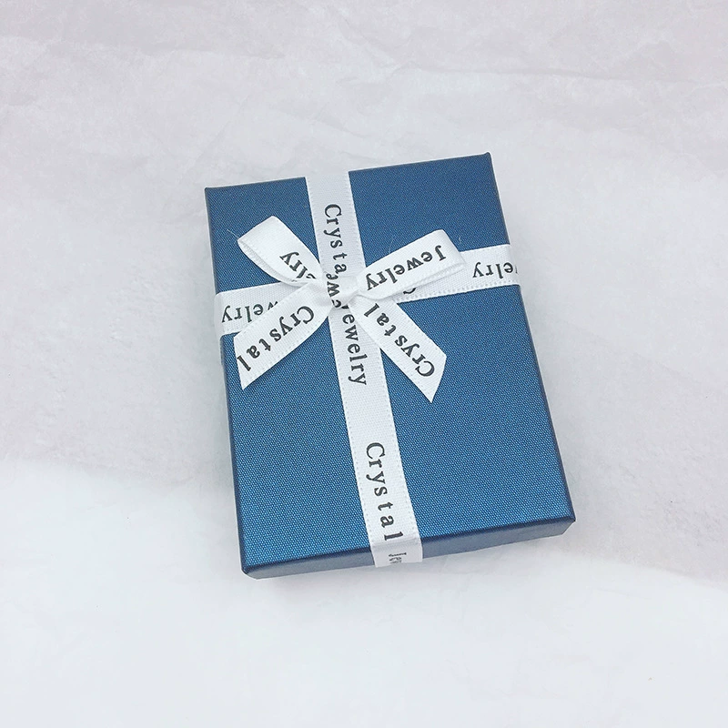 Коробка для украшений, хранилище с лентой для ожерелья и серёг, размеры 9×7 или 10×7 см