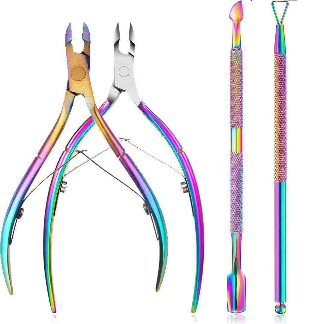 Universal tools set for nails stainless steel for manicure