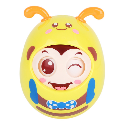 Tumbler toy baby 6-month-old baby educational early education child 0-1 eye nod to appease children rattle doll