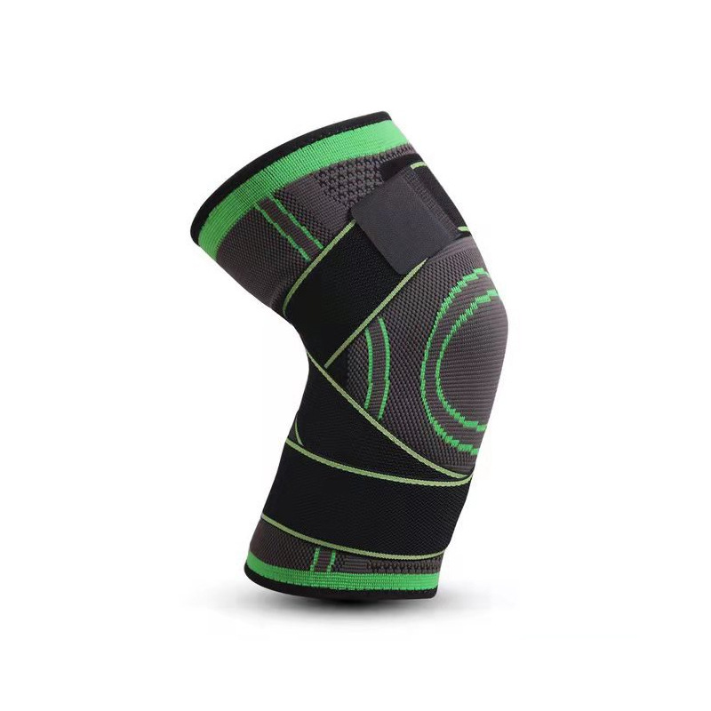 Rodillera deportiva de compresión antideslizante transpirable para correr ciclismo y montañismo